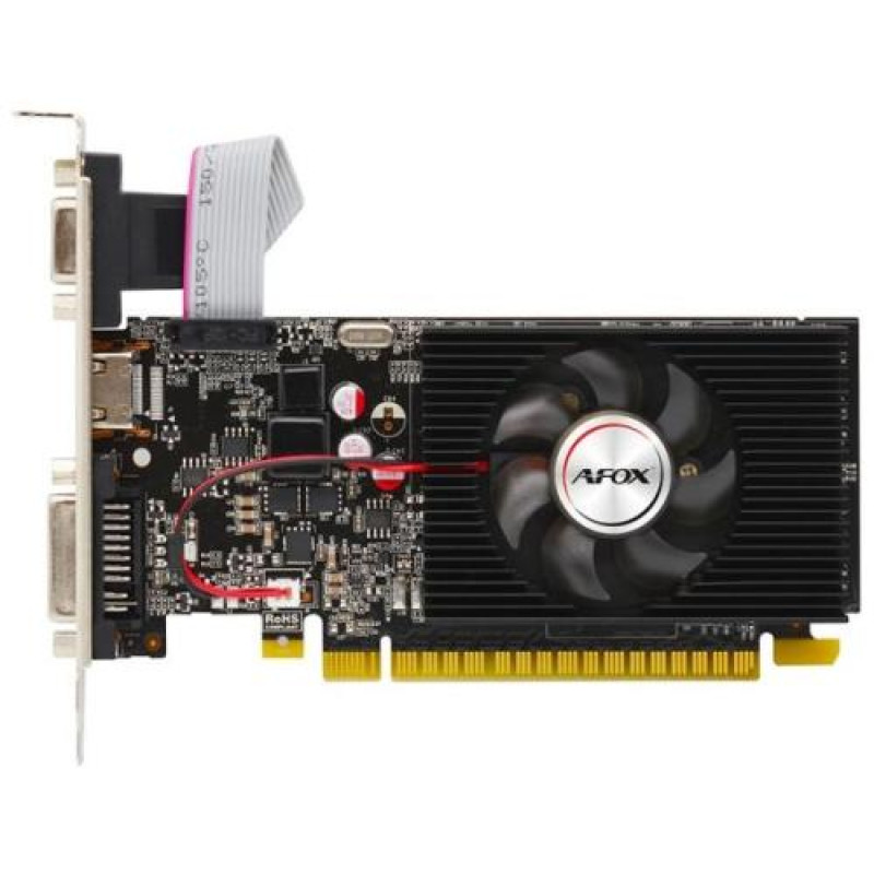 Відеокарта GeForce GT740, AFOX, 4Gb GDDR3, 128-bit, VGA/DVI/HDMI, 993/5000 MHz (AF740-4096D3L3)