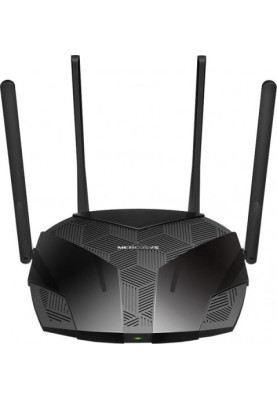 Роутер Mercusys MR80X Wi-Fi 802.11ax, 2976Mb, 3 LAN 10/100/1000Mb, Wi-Fi 6