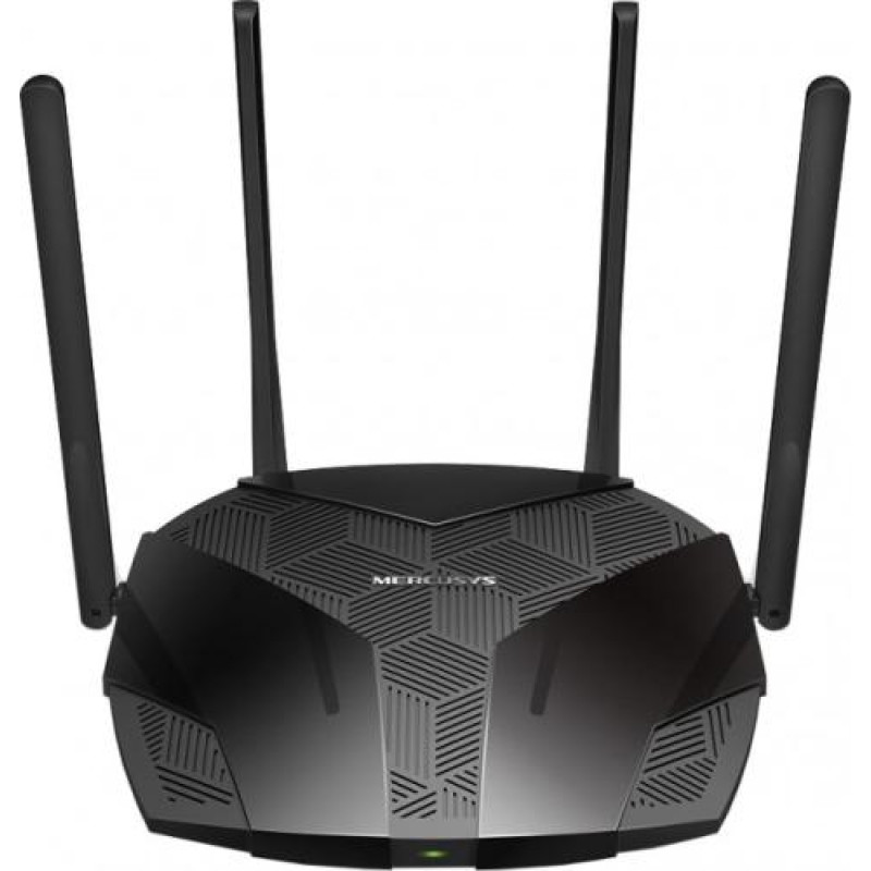 Роутер Mercusys MR80X Wi-Fi 802.11ax, 2976Mb, 3 LAN 10/100/1000Mb, Wi-Fi 6