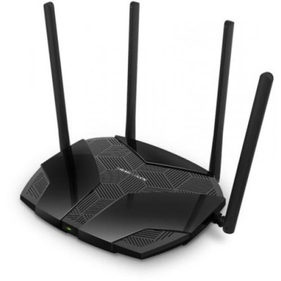 Роутер Mercusys MR80X Wi-Fi 802.11ax, 2976Mb, 3 LAN 10/100/1000Mb, Wi-Fi 6