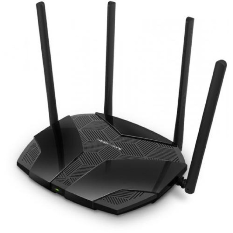 Роутер Mercusys MR80X Wi-Fi 802.11ax, 2976Mb, 3 LAN 10/100/1000Mb, Wi-Fi 6