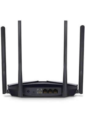 Роутер Mercusys MR80X Wi-Fi 802.11ax, 2976Mb, 3 LAN 10/100/1000Mb, Wi-Fi 6