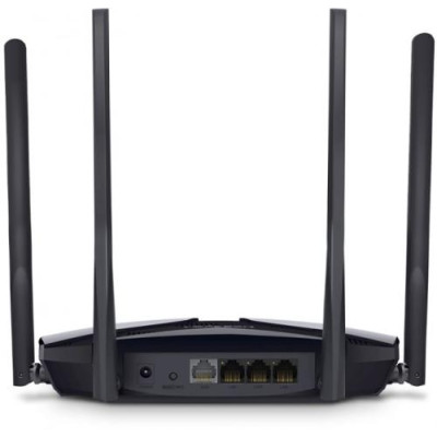 Роутер Mercusys MR80X Wi-Fi 802.11ax, 2976Mb, 3 LAN 10/100/1000Mb, Wi-Fi 6