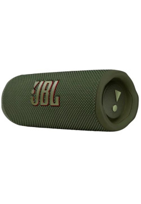 Колонка портативна 2.0 JBL Flip 6, Green, 30 Bт, Bluetooth, живлення від акумулятора, 4800 mAh, IPX7 водонепроникна (JBLFLIP6GREN)