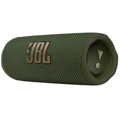 Колонка портативна 2.0 JBL Flip 6, Green, 30 Bт, Bluetooth, живлення від акумулятора, 4800 mAh, IPX7 водонепроникна (JBLFLIP6GREN)