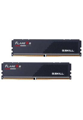 Пам'ять 16Gb x 2 (32Gb Kit) DDR5, 6000 MHz, G.Skill Flare X5, Black, 36-36-36-96, 1.35V, з радіатором (F5-6000J3636F16GX2-FX5)