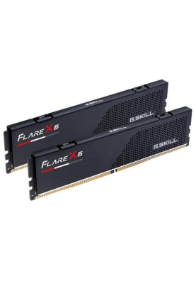 Пам'ять 16Gb x 2 (32Gb Kit) DDR5, 6000 MHz, G.Skill Flare X5, Black, 36-36-36-96, 1.35V, з радіатором (F5-6000J3636F16GX2-FX5)