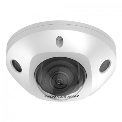 IP камера Hikvision DS-2CD2523G2-IS(D) 2.8mm, 2 МП, 1/2.8", AcuSense, f= 2.8мм, день/ніч, ИК подсветка 30 м, H.265, H.264, H.264+, H.265+, 1 RJ45, IP67, IK08, PoE, Ø110×57.4 мм, 380 г