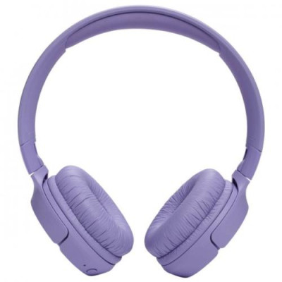 Навушники бездротові JBL Tune 520BT, Purple, Bluetooth, мікрофон, аккумулятор 450 mAh, технологія `Pure Bass`, підтримка Siri та Google Now (JBLT520BTPUREU)