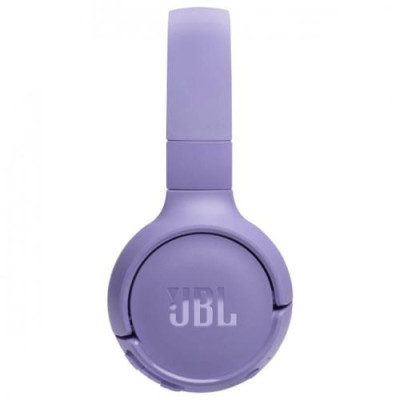 Навушники бездротові JBL Tune 520BT, Purple, Bluetooth, мікрофон, аккумулятор 450 mAh, технологія `Pure Bass`, підтримка Siri та Google Now (JBLT520BTPUREU)