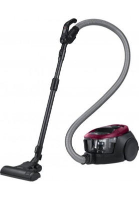 Пилосос Samsung VC07M31A1HP/UK Red, 700W, тип збирання суха, без мішка Cyclone Force with Anti-tangle Turbine, пилозбірник 2л, керування на ручці, 2-ступенева щітка, щітка майстер паркету (HB 200), щітка Anti-Tangle (TB700)