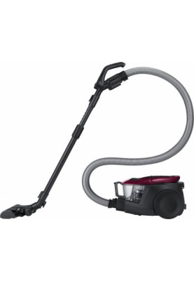 Пилосос Samsung VC07M31A1HP/UK Red, 700W, тип збирання суха, без мішка Cyclone Force with Anti-tangle Turbine, пилозбірник 2л, керування на ручці, 2-ступенева щітка, щітка майстер паркету (HB 200), щітка Anti-Tangle (TB700)