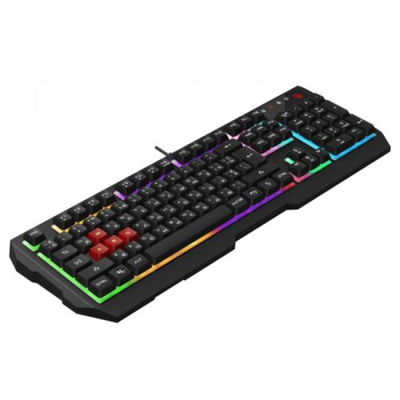 Клавіатура Bloody B135N, Black, USB, ігрова, неонове підсвічування