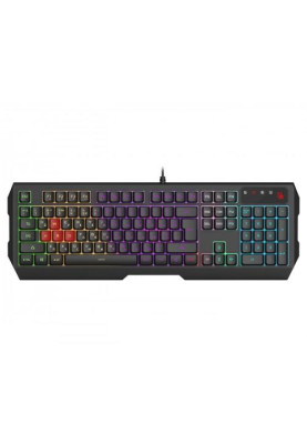 Клавіатура Bloody B140N, Black, USB, ігрова, неонове підсвічування