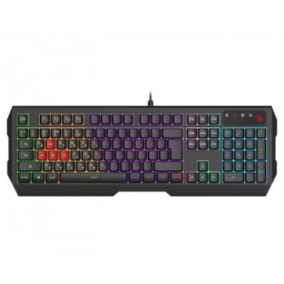 Клавіатура Bloody B140N, Black, USB, ігрова, неонове підсвічування
