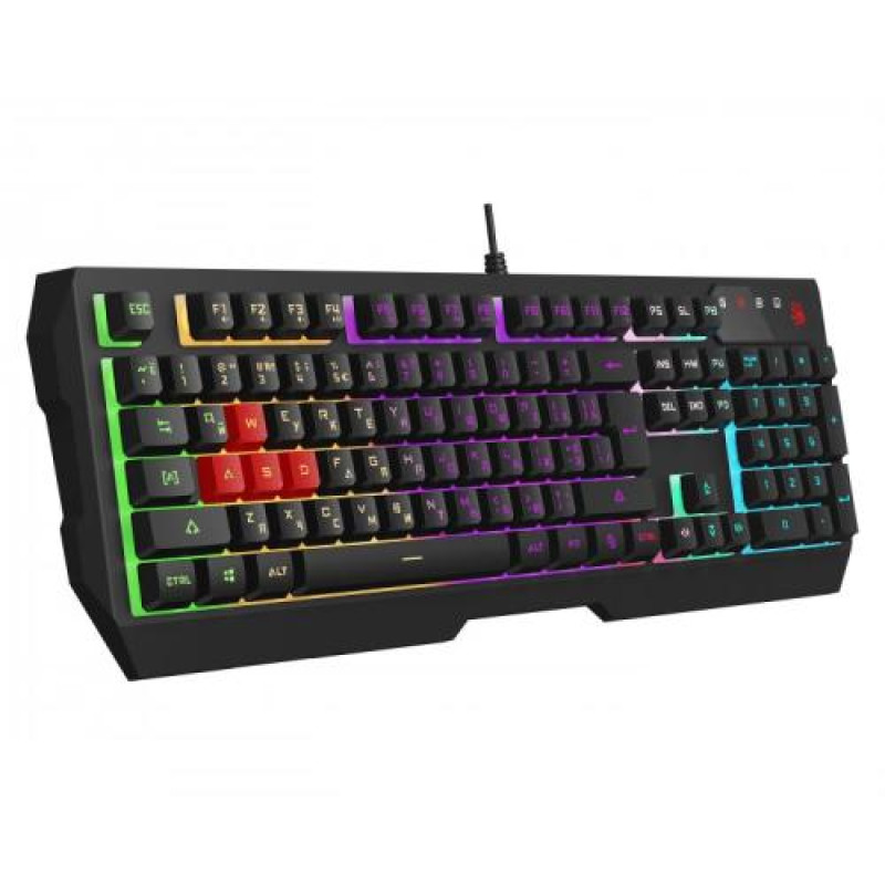 Клавіатура Bloody B140N, Black, USB, ігрова, неонове підсвічування