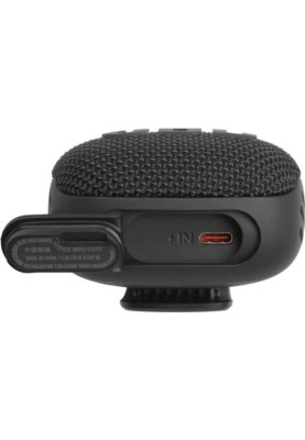 Колонка портативна 1.0 JBL Wind 3S, Black, 5 Bт, Bluetooth, живлення від акумулятора, IPX7 водонепроникна (JBLWIND3S)