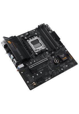 Материнська плата AM5 Asus TUF GAMING A620M-PLUS, A620, 4xDDR5, Int.Video (CPU), 4xSATA3, 2xM.2, 1xPCI-E 4.0 x16, 2xPCI-E 3.0 x1, Realtek 7.1, Realtek 2.5Gb, 4xUSB3.2/6xUSB2.0, HDMI/2xDP, MicroATX