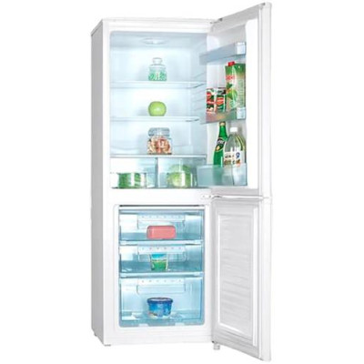 Холодильник Edler ED-227DDW, White, двокамерний, з нижньою мор. камерою, загальний об'єм 204L, корисний об'єм 137L/66L, механічне керування, A+, 151x57x55 см