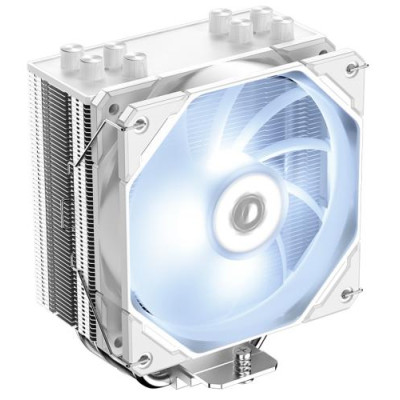 Кулер для процесора ID-Cooling SE-224-XTS White, 1x120 мм, алюміній/мідь, Intel: 1700/1200/1150/1151/1155/1156, AMD: AM4/AM5, 120x151x75 мм, 4-pin PWM, до 220 Вт