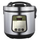 Мультиварка Liberton LMC-3110 Black/Steel, 900W, 5л, керування електронне, 46 програм, тефлонове антипригарне покриття чаші, відстрочка старту, LED-дисплей, підтримка температури