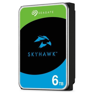Жорсткий диск 3.5" 6Tb Seagate SkyHawk, SATA3, 256 Мб, 5400 об/хв (ST6000VX009)
