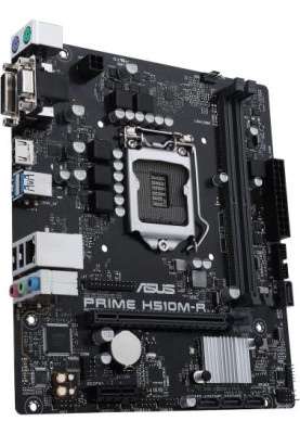 Мат.плата 1200 (H510) Asus PRIME H510M-R R2.0, H470, 2xDDR4, Int.Video(CPU), 4xSATA3, 1xPCI-E 16x 4.0, 1xPCI-E 1x 3.0, ALC897, I219-V, 4xUSB3.2/6xUSB2.0, VGA/HDMI, MicroATX