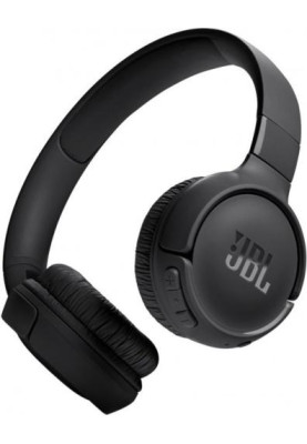 Навушники бездротові JBL Tune 520BT, Black, Bluetooth, мікрофон, акумулятор 450 mAh, технологія "Pure Bass", підтримка Siri та Google Now (JBLT520BTBLKEU)