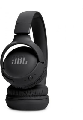 Навушники бездротові JBL Tune 520BT, Black, Bluetooth, мікрофон, акумулятор 450 mAh, технологія "Pure Bass", підтримка Siri та Google Now (JBLT520BTBLKEU)