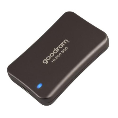 Зовнішній накопичувач SSD, 256Gb, Goodram HL200, Black, USB 3.2 Type-C, 520 / 500 MB/s (SSDPR-HL200-256)