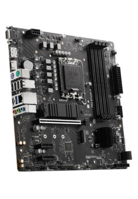 Материнська плата LGA1700, MSI PRO B760M-P, B760, 4xDDR5, Int.Video(CPU), 4xSATA3, 2xM.2, 1xPCI-E 16x 4.0, 2xPCI-E 1x 4.0, ALC897, RTL8111H, 4xUSB3.2/8xUSB2.0, VGA/HDMI/DP, MicroATX