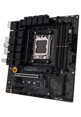 Материнська плата AM5 Asus TUF GAMING B650M-E, B650, 4xDDR5, Int.Video (CPU), 4xSATA3, 2xM.2, 1xPCI-E 4.0 16x, 2xPCI-E 4.0 1x, Realtek 7.1, Realtek 2.5Gb, 6xUSB3.2/6xUSB2.0, HDMI/2xDP, MicroATX