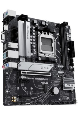 Материнська плата AM5 Asus PRIME B650M-K, B650, 2xDDR5, Int.Video (CPU), 4xSATA3, 2xM.2, 1xPCI-E 4.0 x16, 2xPCI-E 4.0 x1, Realtek 7.1, Realtek 2.5Gb, 6xUSB3.2/6xUSB2.0, VGA/HDMI, MicroATX