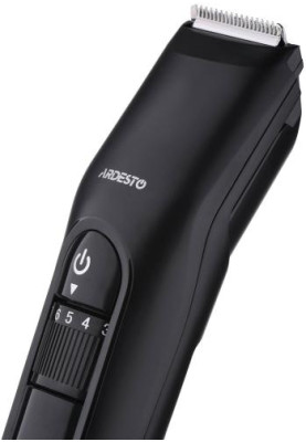 Машинка для стрижки Ardesto HC-Y10-B, Black, живлення акумулятор, кількість установок довжини 10 (1-10мм), 1 насадка, леза з нерж. сталі