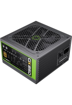 Блок живлення 850 Вт, GameMax GX-850, Black, модульний, 80+ Gold, Active PFC, 12 см, 3xMolex / 6xSATA / 4x6+2-pin / 2x4+4-pin / 1x20+4-pin, захист OVP / UVP / OCP / OLP / OPP / SCP
