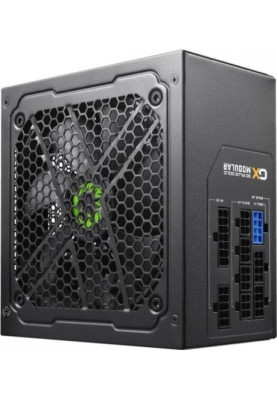 Блок живлення 850 Вт, GameMax GX-850, Black, модульний, 80+ Gold, Active PFC, 12 см, 3xMolex / 6xSATA / 4x6+2-pin / 2x4+4-pin / 1x20+4-pin, захист OVP / UVP / OCP / OLP / OPP / SCP