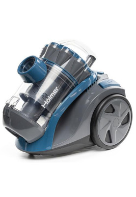 Пилосос Holmer HVCC-92BL ECO Cyclone Blue, 900W, контейнер, об'єм пилозбірника 2л, універсальна щітка підлога/килим; 2в1 для м'яких меблів і щілинна, HEPA-фільтр, регулювання потужності на корпусі, технологія Multi-Cyclone, мікрофільтр