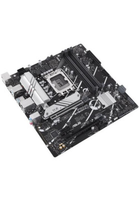 Материнська плата LGA1700, Asus PRIME B760M-A D4-CSM, B760, 4xDDR4, Int.Video(CPU), 4xSATA3, 2xM.2, 3xPCI-E 16x 4.0, Realtek 7.1, Realtek 2.5Gb, 5xUSB3.2/7xUSB2.0, HDMI/DP, MicroATX