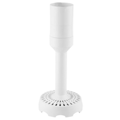 Блендер Liberton LHB-0305 White, 800W, занурювальний, плавне регулювання швидкості, аксесуари: вінчик для збивання, мірний стакан (600мл), чаша подрібнювача (1250мл), насадка-міксер із двома вінчиками, гаки для замішування тіста, насадка для пюре
