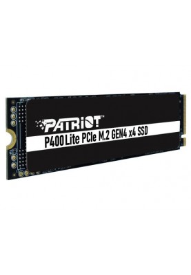 Твердотільний накопичувач SSD 250Gb, Patriot P400 Lite, PCI-E 4.0x4, M.2 2280, 3D TLC, 3200/1300 МБ/с (P400LP250GM28H)