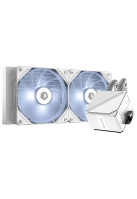 Система рідинного охолодження ID-Cooling DashFlow 240 Basic White, Intel LGA2066/2011/1700/1200/1151/1150/1155/1156; AMD AM5/AM4, до 260Вт TDP