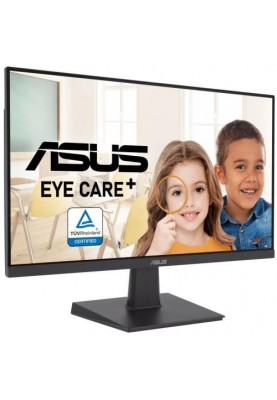 Монітор 23.8" Asus VA24EHF, Black, LED, IPS, 1920x1080 (16:9), 1 мс, 100 Гц, 250 кд/м², 1300:1, 178 ° / 178 °, HDMI, VESA 100x100 мм