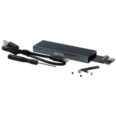 Кишеня зовнішня GTL `Frozen`, Black, M.2, Type-C 3.2 Gen1, 1xM.2 NVMe, формат 2230/2242/2260/2280, алюмінієвий корпус (GTLM2FRBK) Кишеня зовнішня GTL `Frozen`, Black, M.2, Type-C 3.2 Gen1, 1xM.2 NVMe, формат 2230/2242/2260/2280, алюмінієвий корпус (GTLM2FRBK)