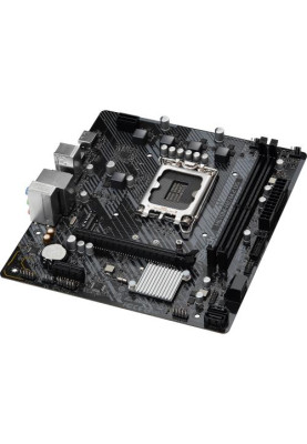 Мат.плата LGA1700, ASRock H610M-H2/M.2 D5, H610, 2xDDR5, Int.Video(CPU), 4xSATA3, 1xM.2, 1xPCI-E 4.0 x16, 1xPCI-E 3.0 x1, ALC897, RTL8111H, 4xUSB3.2/6xUSB2.0, 2xHDMI, MicroATX