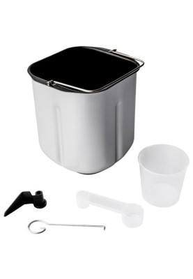 Хлібопіч Liberton LBM-6300, Inox, 600W, вага випічки 0,45/0,75kg, 12 програм, дисплей, оглядове вікно, підтримка температури, відстрочка старту, книга рецептів, гачок