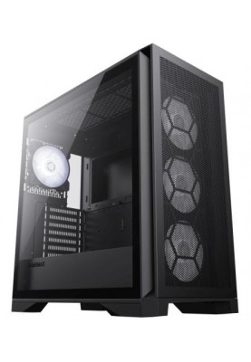 Корпус GameMax Leader Black, без БЖ, Full Tower, ATX / EATX / Mini ITX / Micro ATX, 1xUSB 2.0, 1xUSB 3.0, 1 х USB Type-C, 6 x 120 мм ARGB