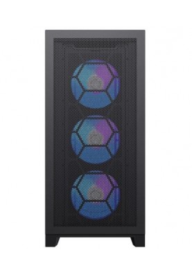 Корпус GameMax Leader Black, без БЖ, Full Tower, ATX / EATX / Mini ITX / Micro ATX, 1xUSB 2.0, 1xUSB 3.0, 1 х USB Type-C, 6 x 120 мм ARGB