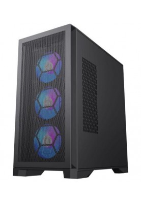 Корпус GameMax Leader Black, без БЖ, Full Tower, ATX / EATX / Mini ITX / Micro ATX, 1xUSB 2.0, 1xUSB 3.0, 1 х USB Type-C, 6 x 120 мм ARGB