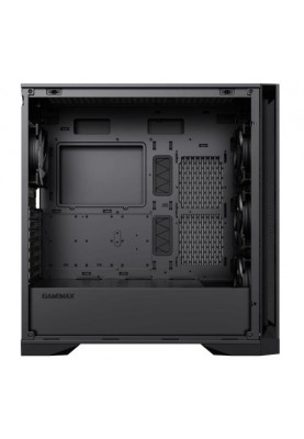 Корпус GameMax Leader Black, без БЖ, Full Tower, ATX / EATX / Mini ITX / Micro ATX, 1xUSB 2.0, 1xUSB 3.0, 1 х USB Type-C, 6 x 120 мм ARGB