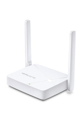 Роутер Mercusys MR20 Wi-Fi 802.11ас, 750Mb, 2 LAN 10/100Mb, режим точки доступу, швидке налаштування безпеки